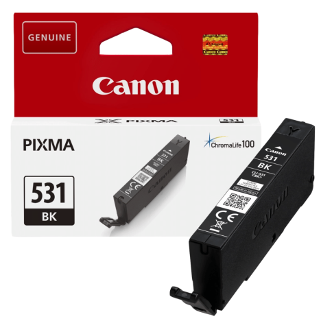 Canon oryginalny tusz CLI531BK 6118C001 Pixma TS8750 TS8751 black 656 stron