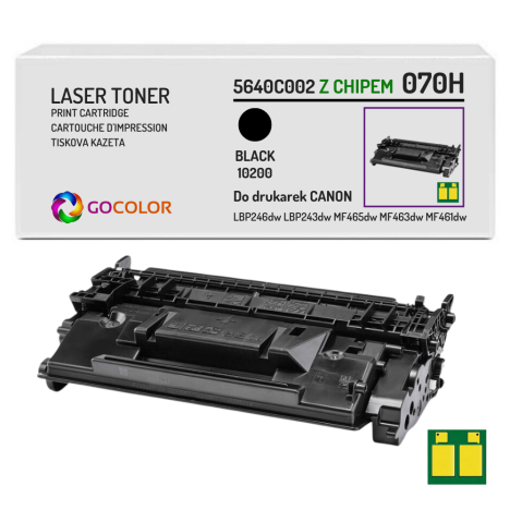 Toner do CANON 070H 5640C002 LBP246dw LBP243dw MF465dw MF463dw MF461dw zamiennik Z CHIPEM 10,2K black