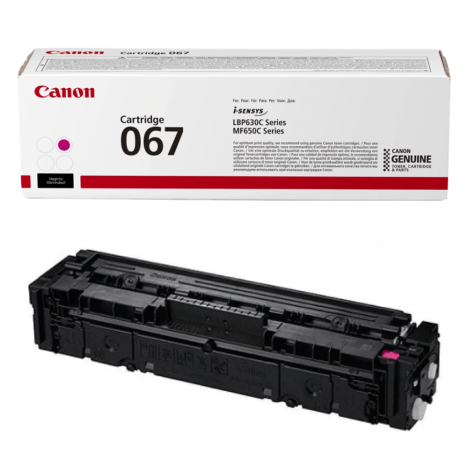 Canon oryginalny toner 067M 5100C002 LBP631Cdw LBP633Cdw MF651Cw MF655Cdw MF657Cdw magenta 1,25K