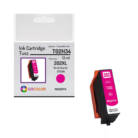 Tusz do EPSON 202XL T02H34 Magenta Zamiennik