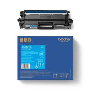 Brother oryginalny toner TN821XLC HLL9430CDN MFCL9630CDN 9,0K cyan