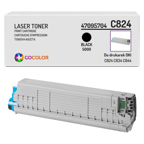 Toner do OKI C824 C834 C844 47095704 Black zamiennik