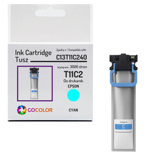 Tusz do EPSON T11C2 C13T11C240 WorkForce WFC5890DWF WFC5390DW cyan Zamiennik 3.0K