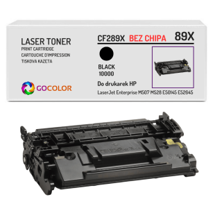 Toner do HP CF289X 89X LaserJet Enterprise M507dn MFP M528 E52645 E50145 BEZ CHIPA Zamiennik