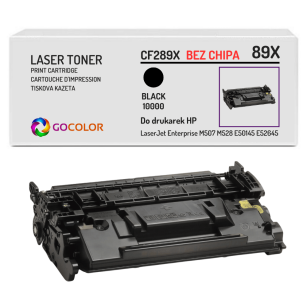 Toner do HP CF289X 89X LaserJet Enterprise M507dn MFP M528 E52645 E50145 BEZ CHIPA Zamiennik