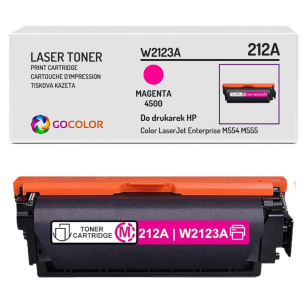 Toner do HP 212A W2123A Color LaserJet Enterprise M554 M555 magenta zamiennik 4.5K