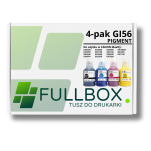 FULLBOX 4-pak Tusz do CANON GI56PGBK GI56C GI56M GI56Y Pigment - 3
