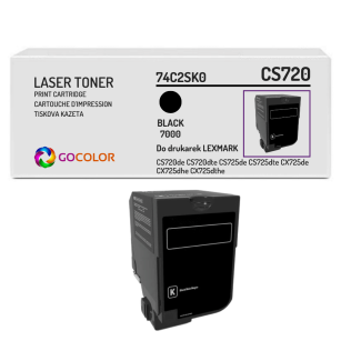 Toner do LEXMARK CS720 74C2SK0 7.0K black zamiennik