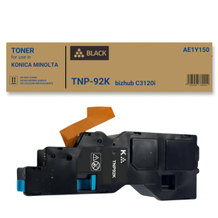 Toner do KONICA MINOLTA TNP92K AE1Y150 BIZHUB C3120i black Zamiennik 6.0K
