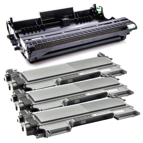 3 X Toner do BROTHER TN2010 + Bęben DR2200 Zamiennik