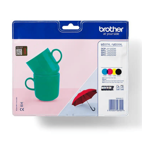 Brother oryginalny Tusz LC227XLVALBP CMYK
