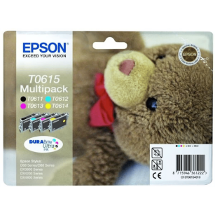 Epson oryginalny tusz T0615 C13T06154010 cyan / magenta / yellow / black