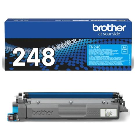 Brother oryginalny toner TN248C DCPL3520CDW DCPL3220CDW 1,0K cyan