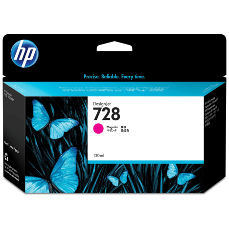 HP oryginalny Tusz F9J66A 728 magenta