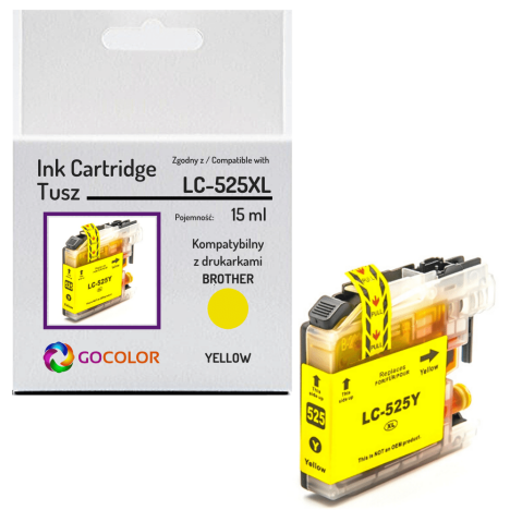 Tusz do BROTHER LC525XLY Yellow zamiennik