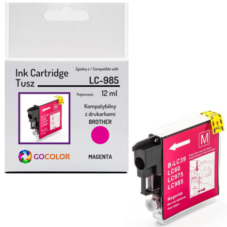 Tusz do BROTHER LC985M Magenta zamiennik