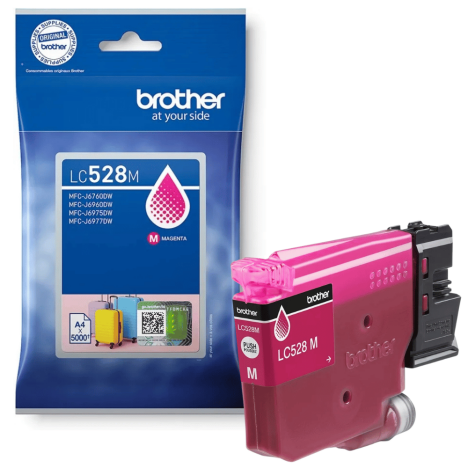Brother oryginalny Tusz LC528M magenta
