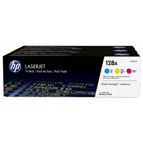 HP oryginalny toner CF371AM CMY 128A