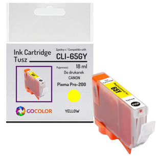 Tusz do CANON CLI65Y 4218C001 Pixma Pro 200 yellow 18.0ml Zamiennik