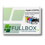 FULLBOX 4-pak tusz do BROTHER LC527XLBK LC527XLC LC527XLM LC527XLY - 3