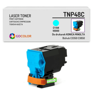 Toner do KONICA MINOLTA Bizhub C3350 C3850 TNP48C A5X0450 Cyan Zamiennik