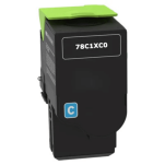 Toner do LEXMARK CS421 78C2XC0 5.0K cyan zamiennik - 3