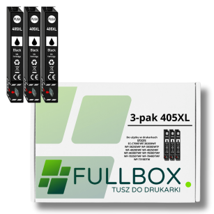 FULLBOX 3-pak TUSZ do EPSON 405XL T05H1 WorkForce Pro WF7830 WF7840 WF3820