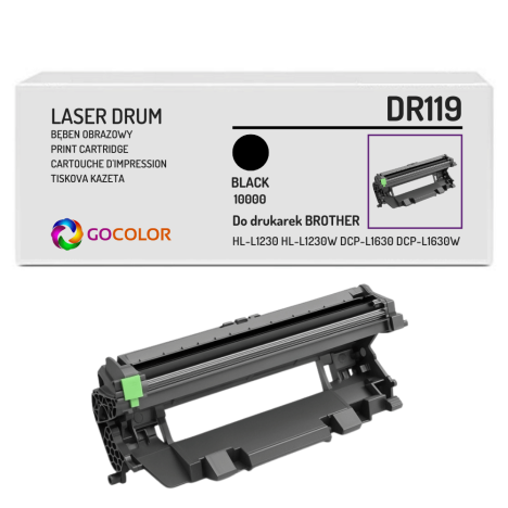 Bęben do BROTHER DR119 DCP-L1630 HL-L1230 10.0K black zamiennik