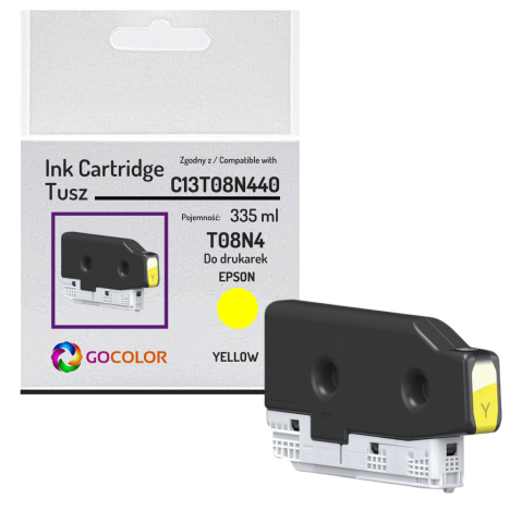 Tusz do EPSON T08N4 C13T08N440 WorkForce Enterprise AM-C400 335.0ml Pigment yellow zamiennik