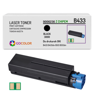 Toner do OKI B433 B433dn B513 B513dn 9006236 3.0K black zamiennik