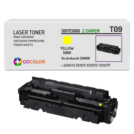 Toner do CANON T09 3017C006 i-SENSYS X C1127 YELLOW z CHIPEM zamiennik 5.9K