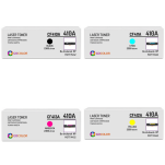 4 X TONER do HP CF410A CF411A CF412A CF413A 410A Zamiennik - 2