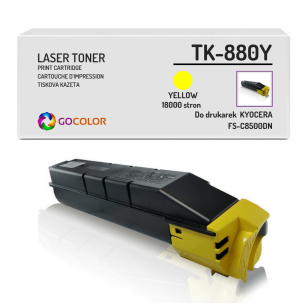 Toner do KYOCERA TK880Y FSC8500 DN Yellow 1T02KAANL0 zamiennik