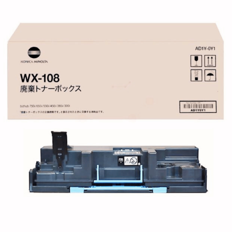Konica Minolta Oryginalny pojemnik na zużyty toner WX-108 (AD1YWY1) BizHub 300i, 360i, 450i, 550i, 650i, 750i 30.000 stron