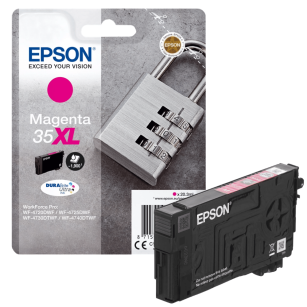 Epson oryginalny tusz 35XL T3593 C13T35934010 WorkForce Pro WF4720DWF WF4725DWF WF4730DTWF WF4740DTWF magenta 1900 stron