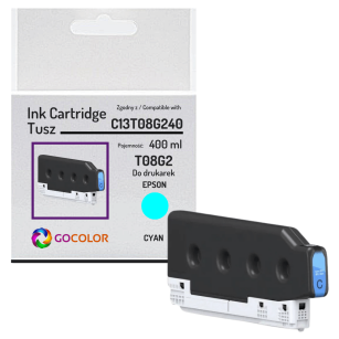 Tusz do EPSON T08G2 C13T08G240 WorkForce Enterprise AM-C5000 AM-C6000 400.0ml Pigment cyan zamiennik