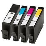 4 X TUSZ do HP 912XL CMYK Zamiennik CHIP anti-upgrade - 3