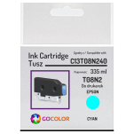 Tusz do EPSON T08N2 C13T08N240 WorkForce Enterprise AM-C400 335.0ml Pigment cyan zamiennik - 2
