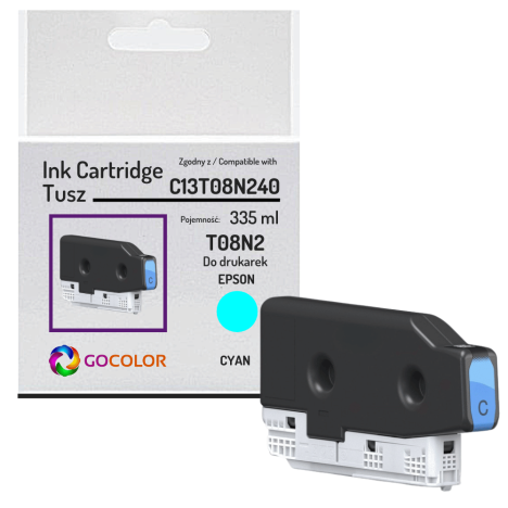 Tusz do EPSON T08N2 C13T08N240 WorkForce Enterprise AM-C400 335.0ml Pigment cyan zamiennik