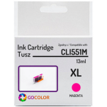 Tusz do CANON CLI551M XL 6445B001 Magenta 100 % nowy zamiennik - 2