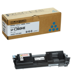 Ricoh oryginalny toner SPC360HE 408185 Cyan - 2
