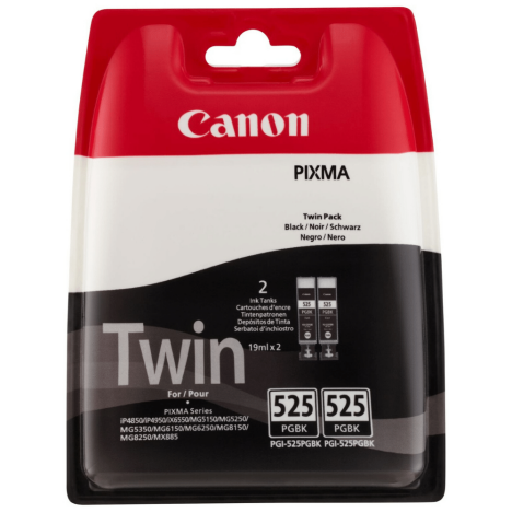 Canon oryginalny Tusz PGI525PGBK Twin Pack black 2x19ml 4529B010 4529B006