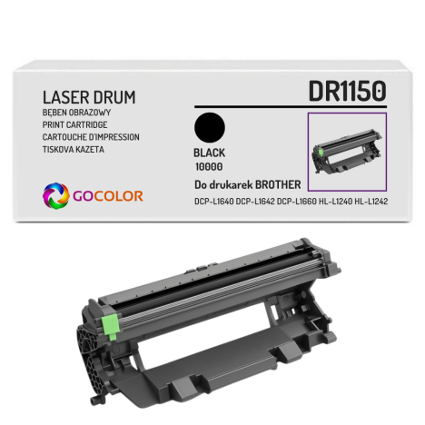 Bęben do BROTHER DR1150 DCP-L1640W DCP-L1660W 10.0K black zamiennik