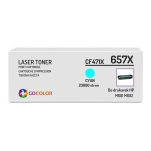EOL Toner do HP CF471X 657X Color LaserJet Enterprise Flow MFP M681 M682 Cyan zamiennik - 2