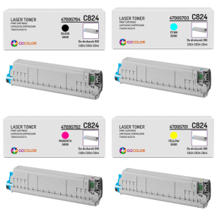 4 x toner do OKI C824 C834 C844 zamiennik