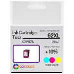 Tusz do HP C2P07AE HP 62XL Kolorowy Zamiennik - 2