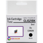 Tusz do CANON CLI521BK 2933B001 Black 100 % nowy zamiennik - 2