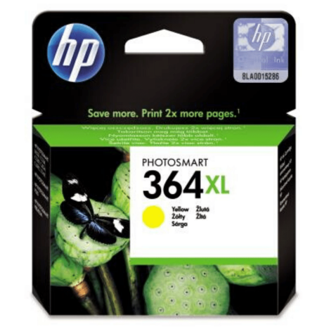 EOL HP oryginalny Tusz CB325EE 364XL yellow