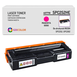 Toner do RICOH SP C252HE 407718 Magenta zamiennik