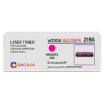 Toner do HP W2193A 219A Color LaserJet Pro MFP 3302 PRO 3202 1,2K magenta BEZ CHIPA - 2